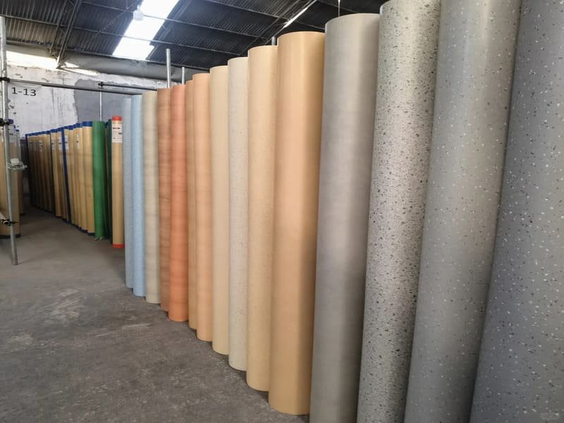 vinyl composition tile vs luxury vinyl plank wear layer diagram